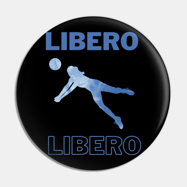 Volleyball Player Libero Pin by docferds