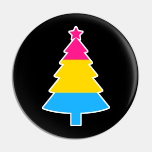 Christmas Tree LGBT Flag Pansexual Pin