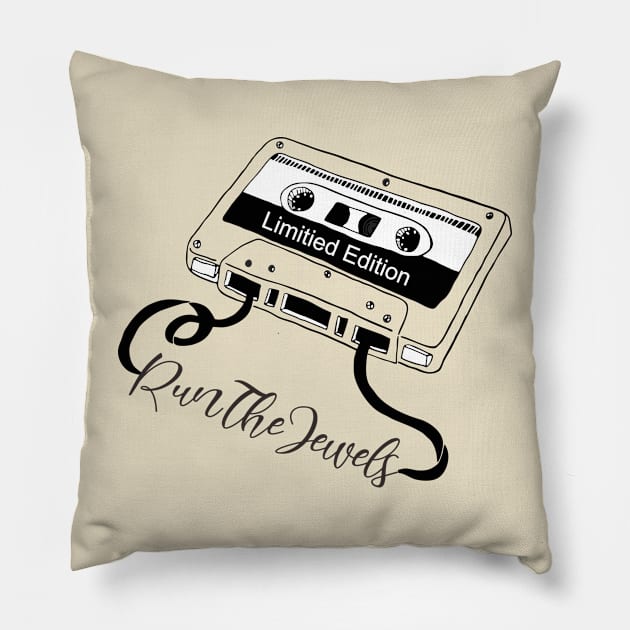 Run The Jewels  - Limitied Cassette Pillow by blooddragonbest