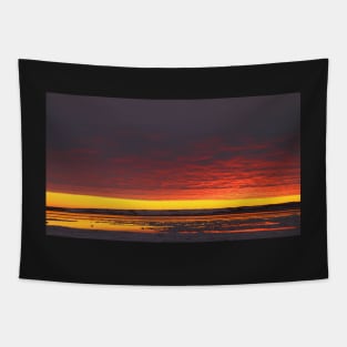 Sunset Gold at Churchill, Canada Tapestry