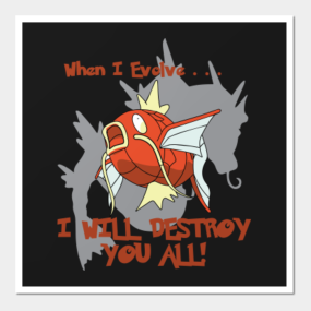 Magikarp Posters And Art Prints Teepublic