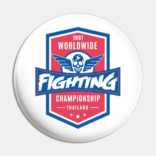 1991 Worldwide Fighting Championship - Thailand Pin