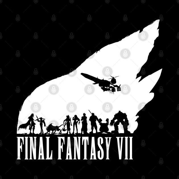 Final Fantasy VII - The Party (White) by Exterminatus