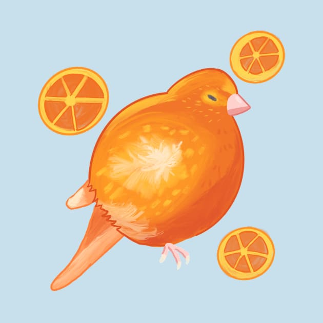 Orange Canary by JessaCreation