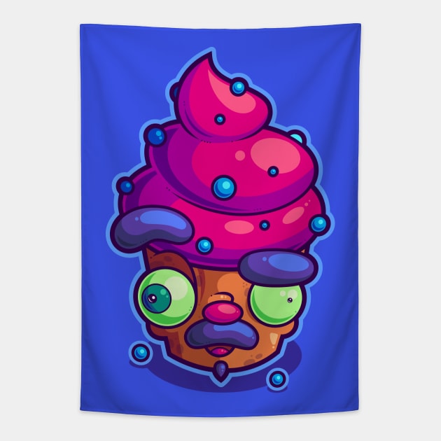 Mr. Cupcake Tapestry by ArtisticDyslexia