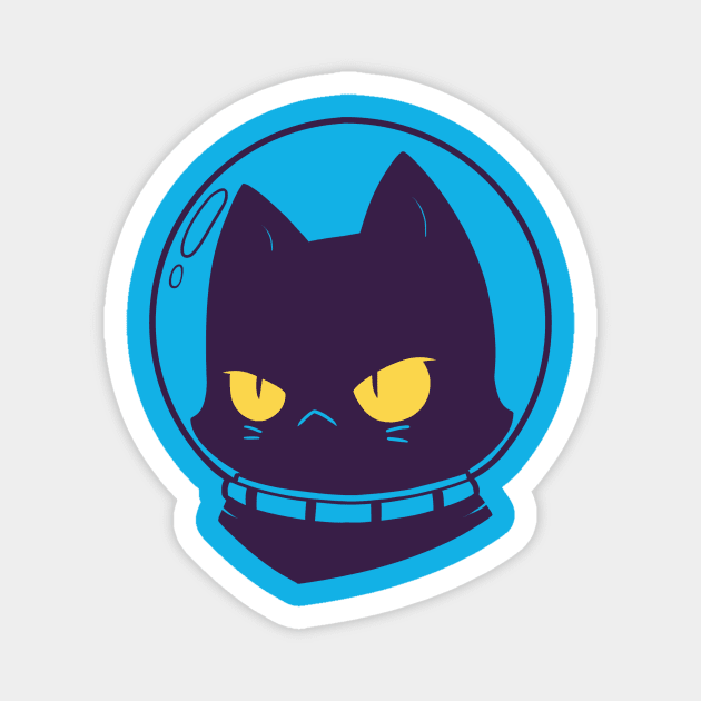 Space Cat Magnet by Susto
