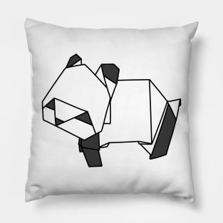 Panda Origami Art Modern Love Pandas Gift Simple China Pillow