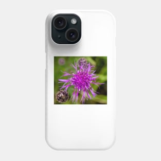 Purple mountain cornflower Phone Case