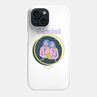 Gemini Zodiac Astrology Symbol T-Shirt Phone Case