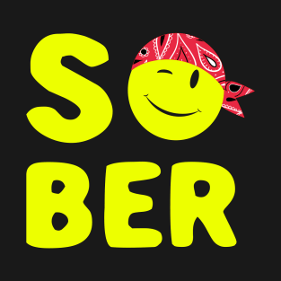 Sober Smiley Face T-Shirt