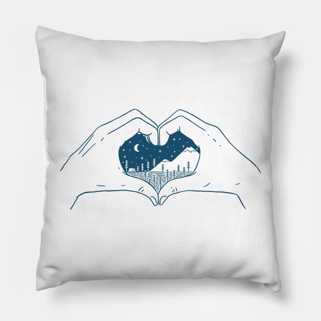 Love nature Pillow by ilovedoodle