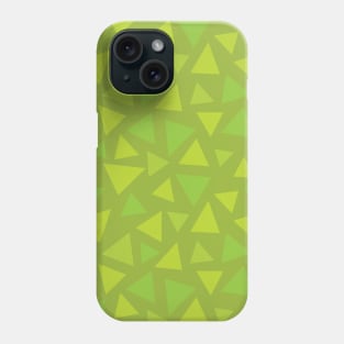 Grass Pattern - Olive Summer Triangles Phone Case