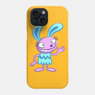 cute purple monster female Phone Case