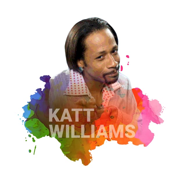 KATT WILLIAMS ON SPLASH COLOR by MufaArtsDesigns