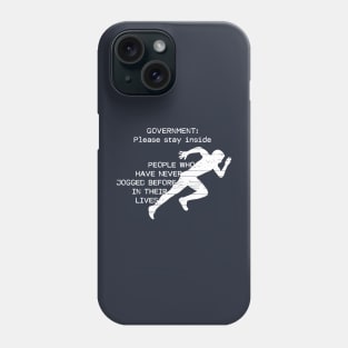 Never Joggers Lockdown Phone Case