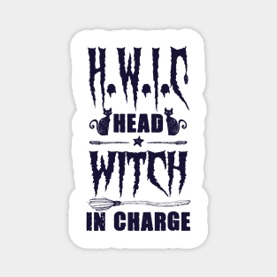 h.w.i.c head witch in charge Magnet