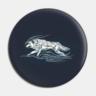 Mythical wolf Pin