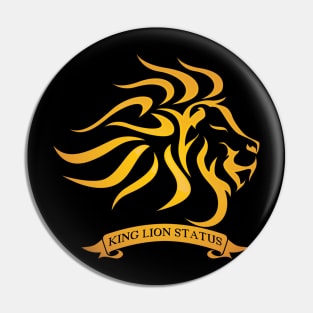 Ahyalawan Apparel King Lion Status Pin