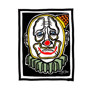 Sad Clown Face T-Shirt