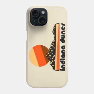 Retro Indiana Dunes ))(( Tourist Souvenir National Park Design Phone Case