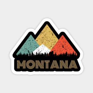 Secret Sasquatch Hidden Retro Montana with Hiding Bigfoot Magnet