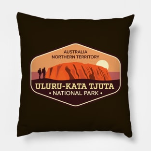 Uluru-Kata Tjuta National Park - Australia Northern Territory - Trail walking badge Pillow