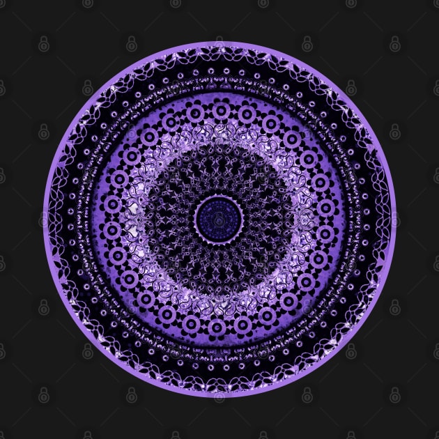 Lilac Pasley Mandala by Nina May Design Studio