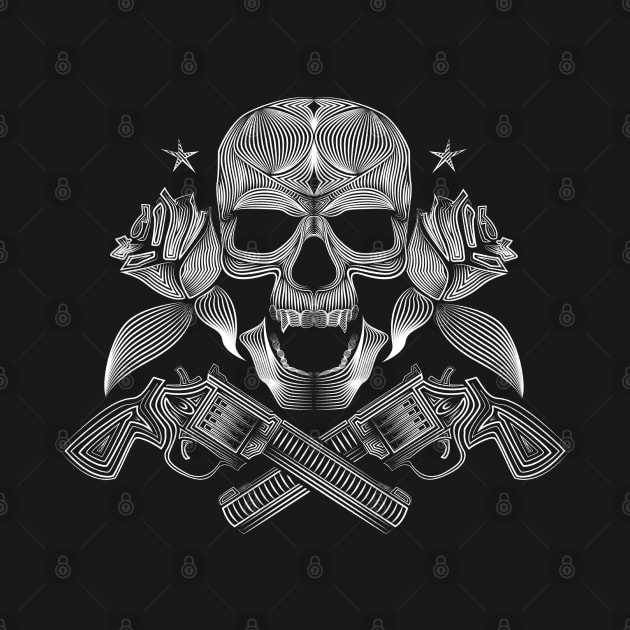 Gun Skull by Pure Touch