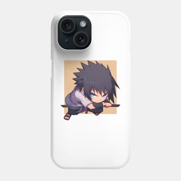 sasuke Phone Case by Stephanie Francoeur Art