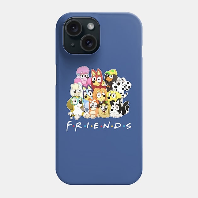 Friends Forever Bluey Phone Case by Rainbowmart