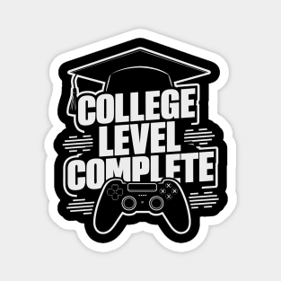 College Level Complete Funny Video Gamer Graduation Magnet