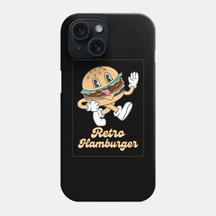 RETRO HAMBURGER Phone Case