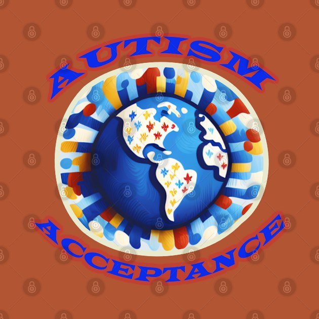 Autism Acceptance Circle by Berline Shop