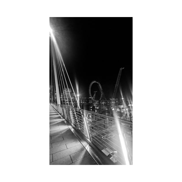 London Eye at night by JuliaGeens