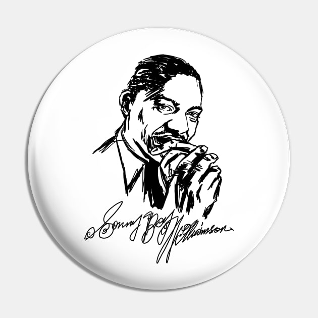 Sonny Boy Williamson Pin by ThunderEarring