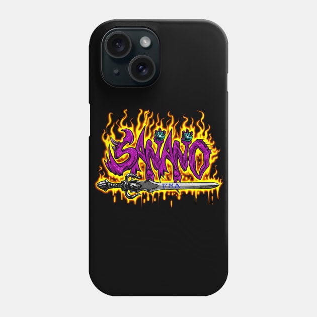 Sanano Barbarian Sword Phone Case by Shawnsonart