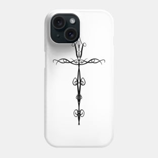 Pretty Religious Cross Faith line Art Design Phone Case