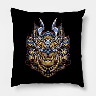 Royal Samurai Wolves Pillow