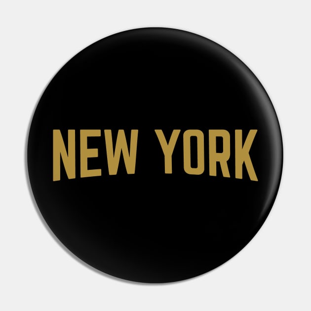 New York City Typography Pin by calebfaires