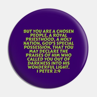 Bible Verse 1 Peter 2:9 Pin