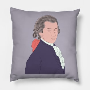 Wolfgang Amadeus Mozart - Portrait Pillow