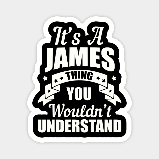 James Thing Magnet by moclan