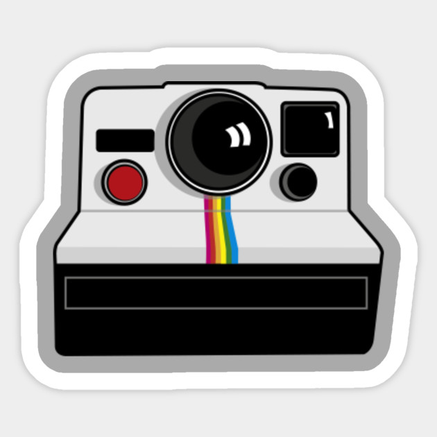 vintage polaroid polaroid sticker teepublic