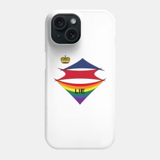 Liechtenstein  pride flag Phone Case