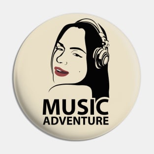 Music Adventure Pin