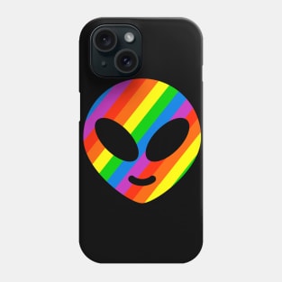 Gay pride alien Phone Case