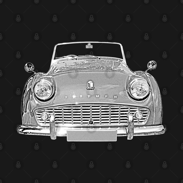 Triumph TR3 classic car by soitwouldseem