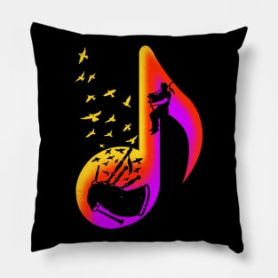 Music Bagpipes Player Pillow
