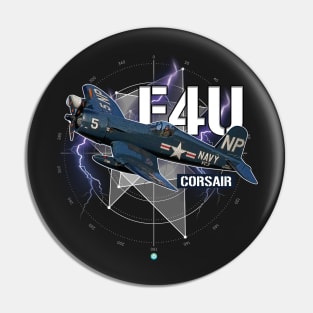 F4U Corsair Pilot Gift WW2 Warbird Pin