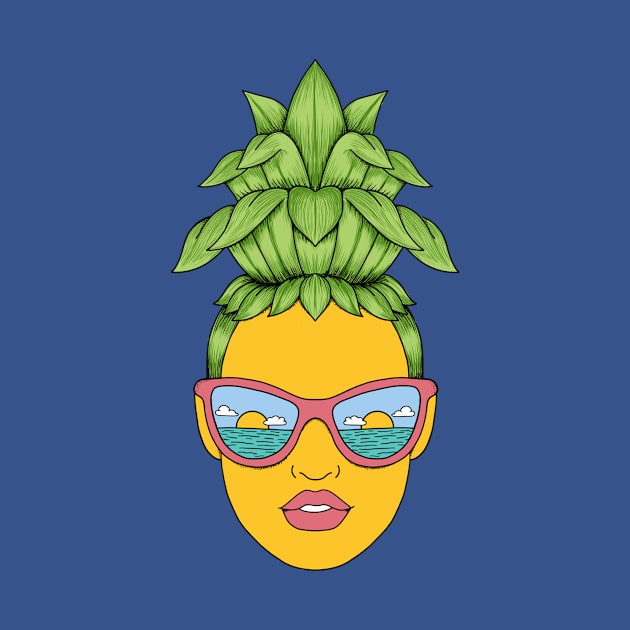 Pineapple girl by coffeeman